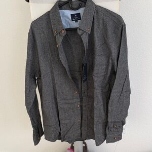 Ben Sherman Dark Gray Casual Button-Down Shirt